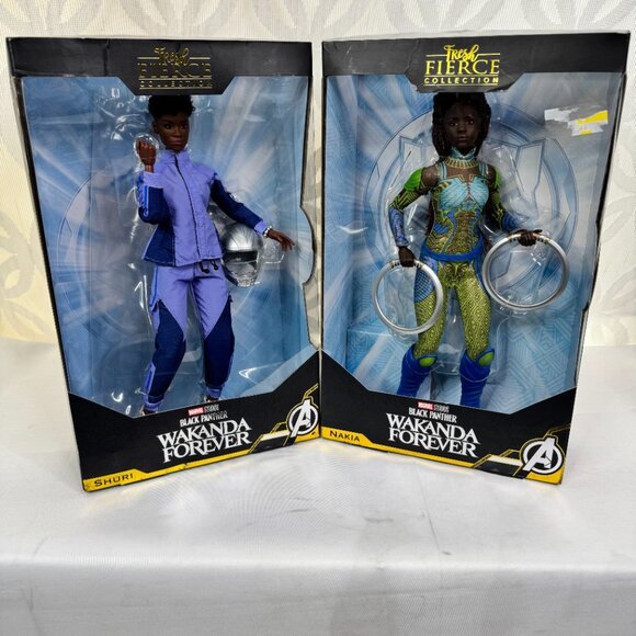 Marvel Black Panther Wakanda Forever The Fresh Doll Collection Shuri & Nakia Lot - Picture 1 of 7